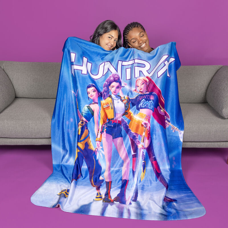 KPop Demon Hunters HUNTR/X Sherpa Blanket, , hi-res view 1